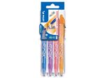 Set 4 stylos Pilot Pen Frixion Ball 07 Set2Go Bleu Violet Rose Orange