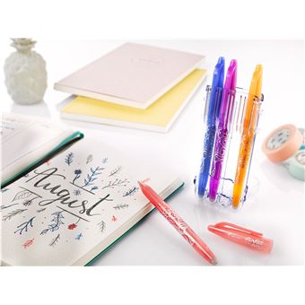 Set 4 stylos Pilot Pen Frixion Ball 07 Set2Go Bleu Violet Rose Orange