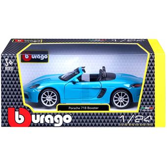 Véhicule Bburago Porsche 718 Boxter 1:24 Bleu