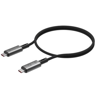 Câble USB 4.0 Type-C LinQ PRO 1 m Noir et gris
