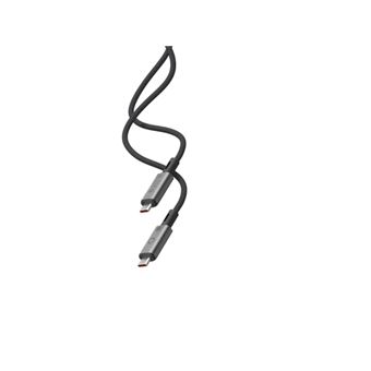Câble USB 4.0 Type-C LinQ PRO 1 m Noir et gris