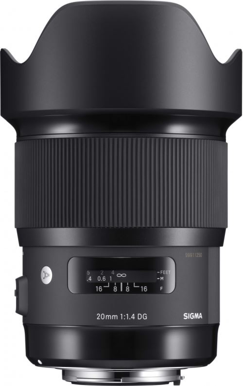 Objectif hybride Sigma 20mm f/1.4 DG HSM Art noir pour Monture L