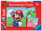 Puzzle enfant 3x49 pièces Ravensburger Super Mario