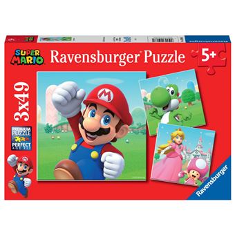 Puzzle enfant 3x49 pièces Ravensburger Super Mario