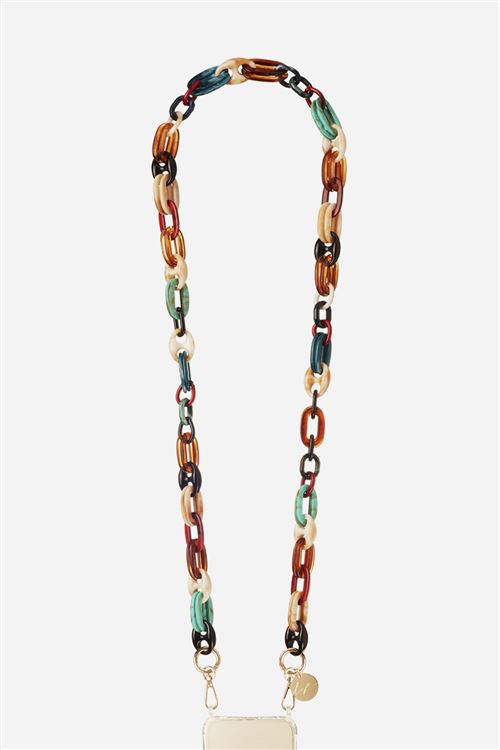 Chaîne de téléphone La Coque Francaise Ambre 120 cm