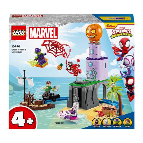 LEGO® Marvel 10790 L'équipe Spidey au phare du Bouffon Vert État correct -  reconditionné disponible sur Fnac