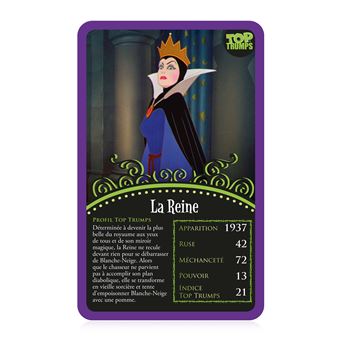 Jeu de cartes Top Trumps Disney Vilains