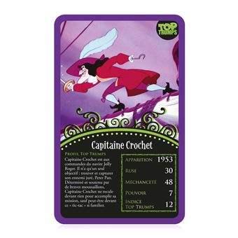 Jeu de cartes Top Trumps Disney Vilains