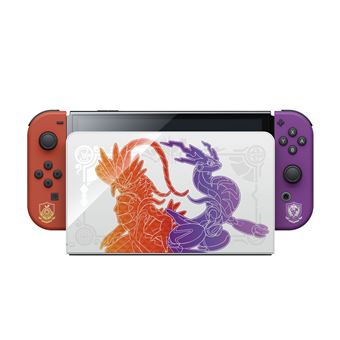 Console Nintendo Switch Modèle OLED Edition Pokémon Ecarlate & Pokémon Violet - 1