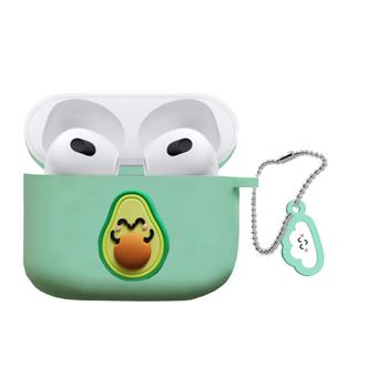 Mr.Wonderful Avocado-Silikonhülle für Airpods 3 Grün - 1