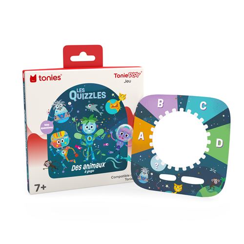 Jeu Tonieplay Tonies Les Quizzles Des animaux à gogo ! pour Conteuse Toniebox 2 - Tonies