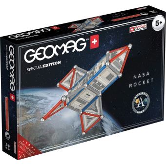 Jeu de construction magnétique Geomag Nasa Rocket 84 Pièces Special Edition - 1