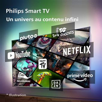 TV Ambilight Philips The Xtra 55PML9008/12 139 cm 4K UHD Smart TV 2023 Gris anthracite