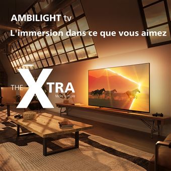 TV Ambilight Philips The Xtra 55PML9008/12 139 cm 4K UHD Smart TV 2023 Gris anthracite