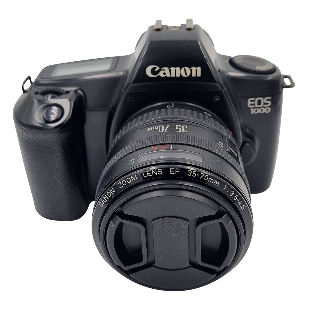 Appareil photo argentique Canon EOS 1000 3570mm f3.54.5 Noir Reconditionné Appareil photo