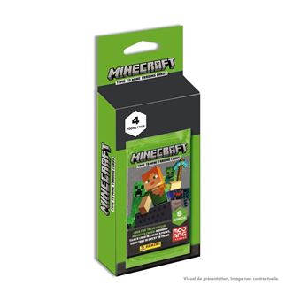 Jeu de cartes Panini Minecraft 2 TC Blister de 4 pochettes