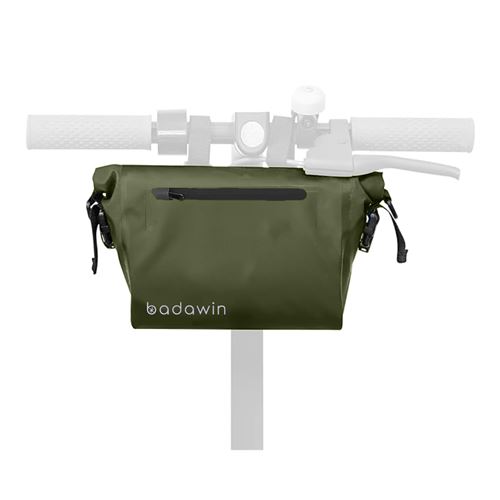 Sacoche de guidon vélo Badawin 3 L Vert