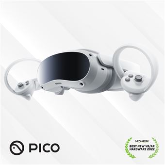 Casque réalité virtuelle tout-en-un Pico 4 256 Go Blanc