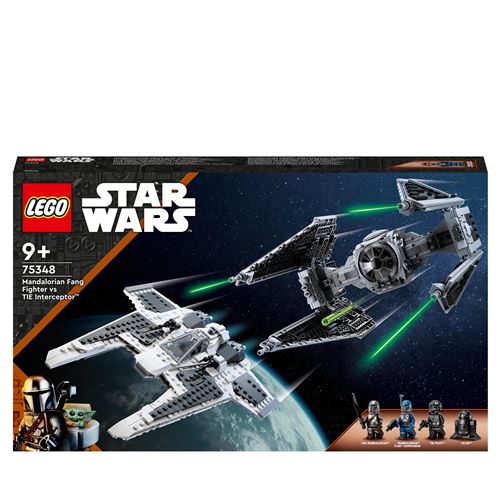 LEGO® Star Wars 75348 Le chasseur Fang Mandalorien contre le TIE Interceptor™