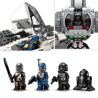 LEGO® Star Wars 75348 Le chasseur Fang Mandalorien contre le TIE