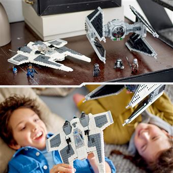 LEGO® Star Wars 75348 Le chasseur Fang Mandalorien contre le TIE Interceptor™