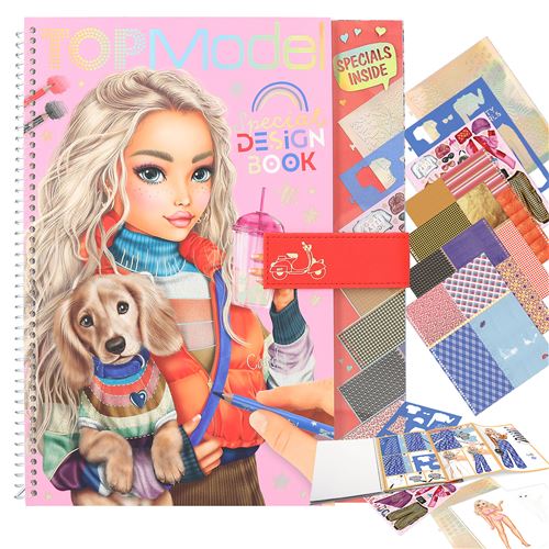 Dessin et coloriage enfant Top Model Special Design Book