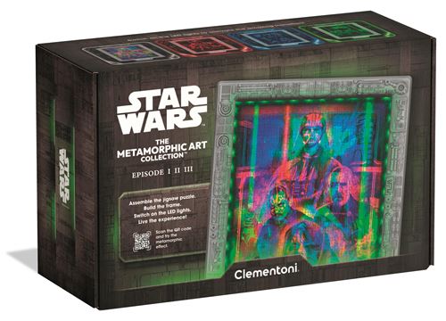 Puzzle 520 pièces Clementoni The Metamorphic Art Collection Star Wars Épisodes I-II-III