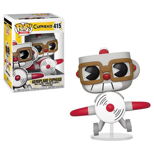 Figurine Funko Pop Vinyl Games Cuphead In Aeroplane