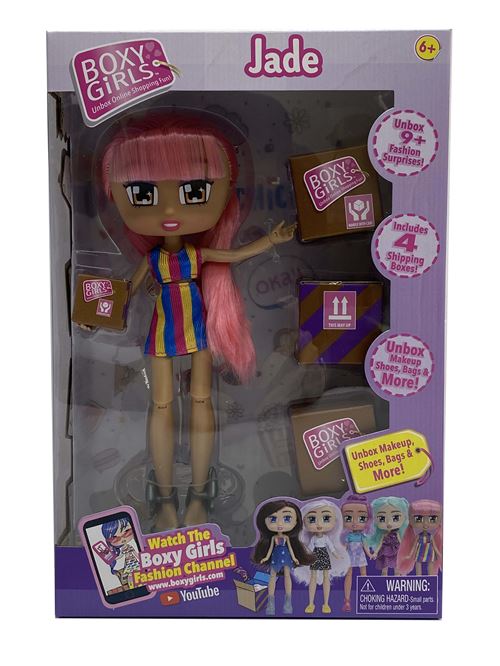Poupée Boxy Girls Saison 3 Jade Avec 4 Colis Shopping