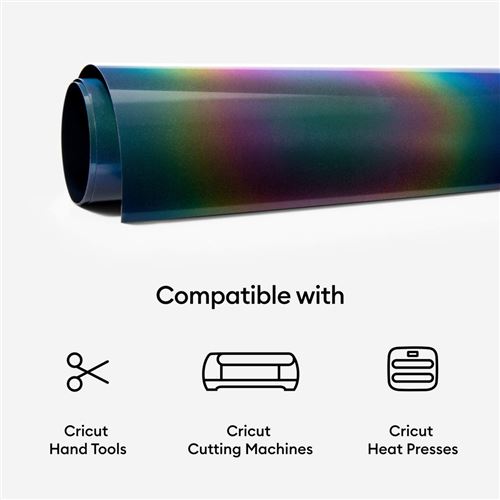 Vinyle thermocollant pour machines de découpe Cricut Vert phosphorescent -  Accessoires Machines De Découpe et Presses À Chaud - Achat & prix