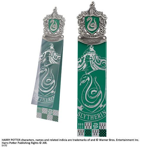 Marque-page The Noble Collection Entête Serpentard
