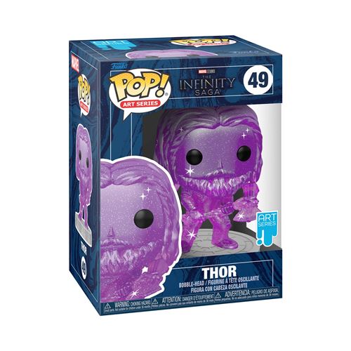 Figurine Funko Pop Art Series Marvel Infinity Saga Thor État correct - Funko reconditionné disponible sur Fnac
