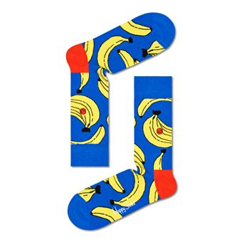 Chaussettes hautes et mi-bas Happy Socks Banana Taille 41-46
