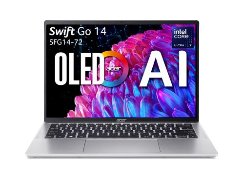 PC Portable Acer Swift Go 14 Sfg14-72-716N 14" Intel® Core Ultra 7 16 Go Ram 1 To SSD Gris