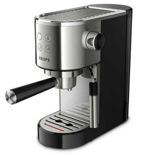 Krups Virtuoso XP442C11 - Machine à café avec buse vapeur Cappuccino - 15 bar - acier inoxydable