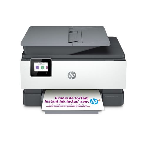 Imprimante multifonction HP Officejet Pro 9010e All-in-One Noir et blanc Eligible à instant ink