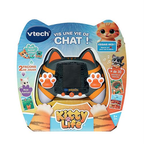 Jeu Électronique Vtech Kitty Life Gris et Orange
