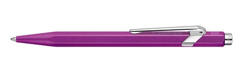 CARAN D'ACHE STYLO À BILLE AVEC ÉTUI MÉTAL 849 COLORMAT-X VIOLET