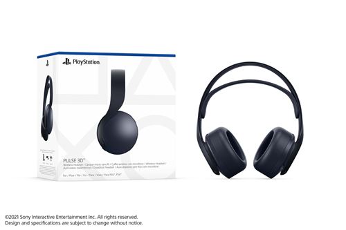 Casque sans fil Sony PS4 PS5 Pulse 3D Midnight Black