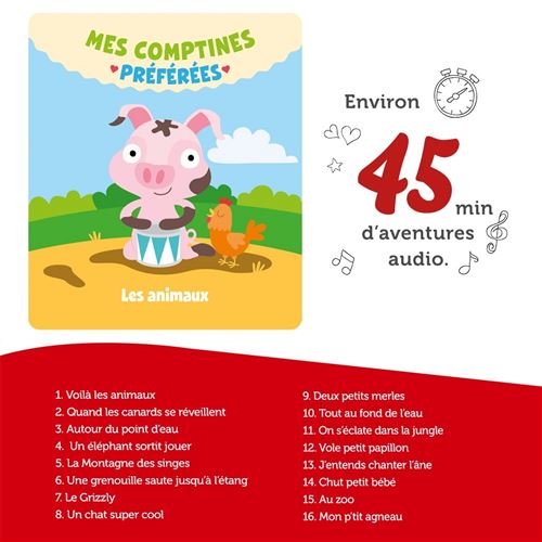 MES COMPTINES PREFEREES : TOY STORY 2 TONIES BOXINE 4251192128621 JEUX  Musique - Librairie Filigranes