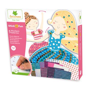 Grand modèle Mosaïques Ballerine Stick N Fun