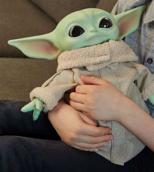 Figurine Peluche Star Wars The Mandalorian The Child bébé Yoda - Peluche  interactive