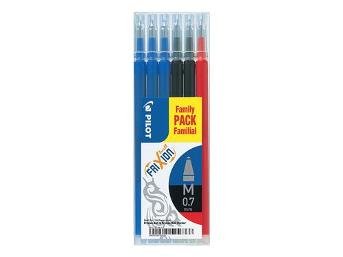 Set de 6 Recharges Pilot Pen pour Frixion Ball 07