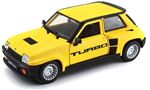 Véhicule Bburago Renault 5 Turbo 1:24 Jaune
