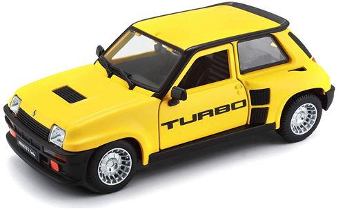Véhicule Bburago Renault 5 Turbo 1:24 Jaune