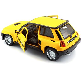 Véhicule Bburago Renault 5 Turbo 1:24 Jaune