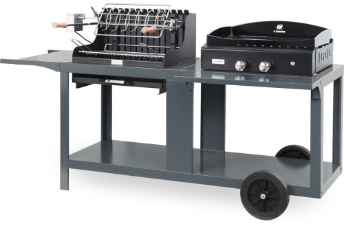 Ensemble Plancha Barbecue Le Marquier Mendy-Alde Baia Ardoise MIVME27 5400 W Noir