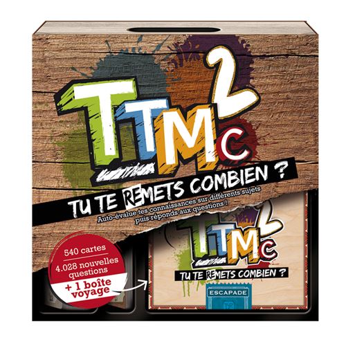 Boite de Jeu d’ambiance Pixie games TTMC 2 Tu te remets combien