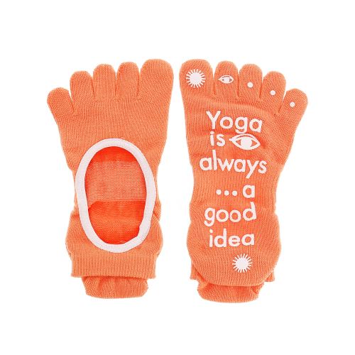 Chaussettes de yoga Orange