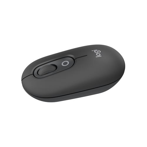 Souris sans fil Logitech Pop Mouse avec émojis personnalisables Bluetooth Graphite